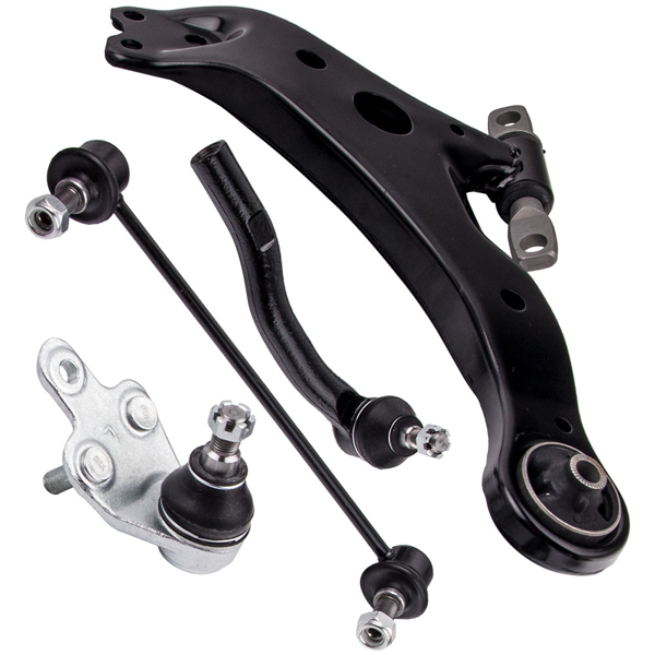 14 Pcs Suspension Front Lower Control Arm Tie Rods Fit For Toyota Camry 2007 - 2011