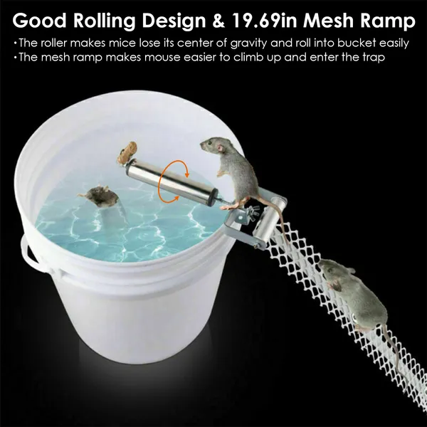 Reusable Mouse Catcher Roll Up Mouse Catcher Wooden Stick Rolling Mouse Catcher Mouse Catcher Mouse Controller