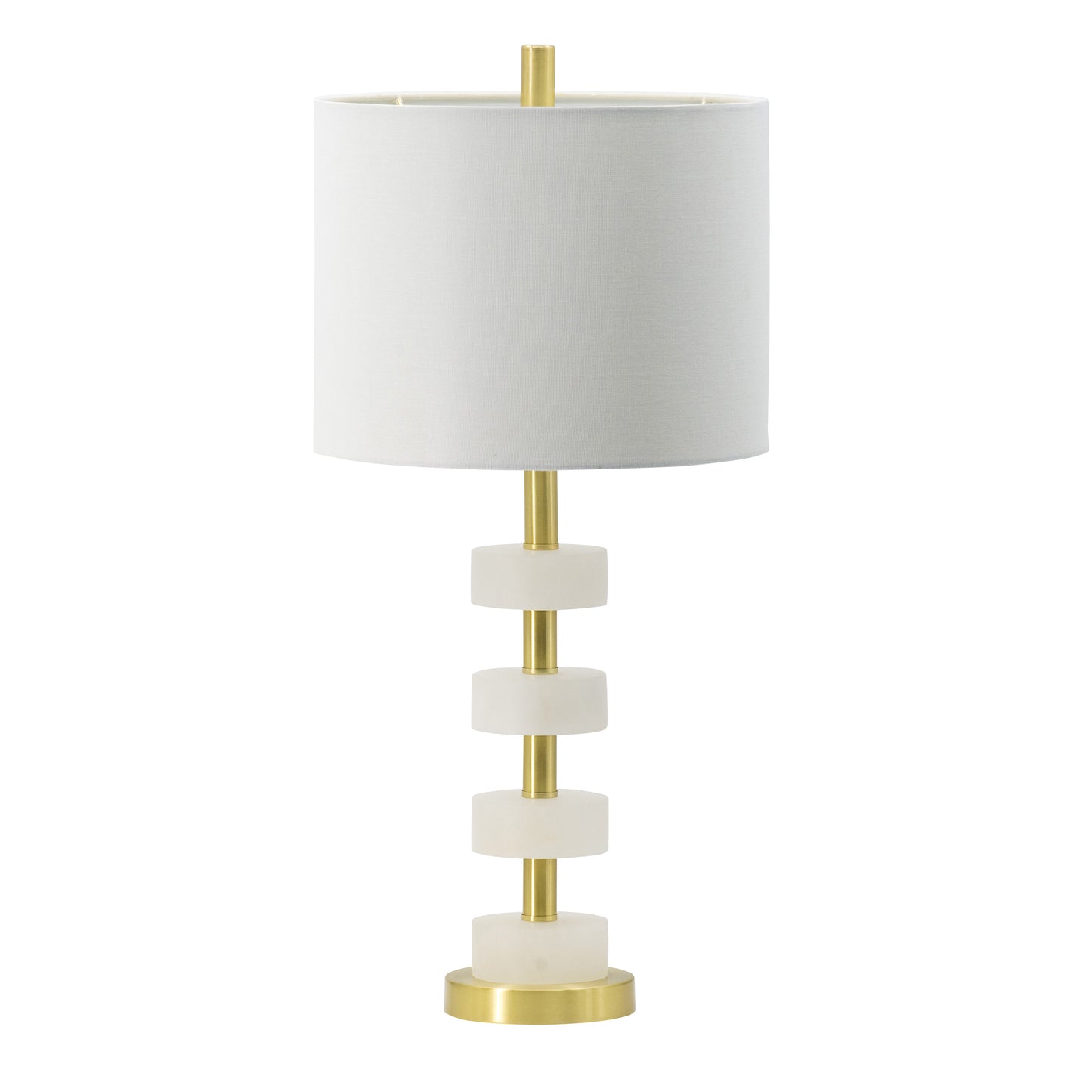 13x13x26  Marble Table Lamp