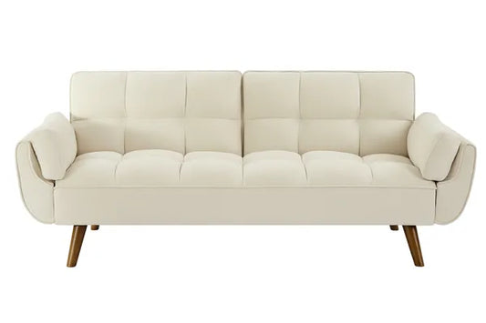 75' Flared Arm Convertible Sleeper Sofa