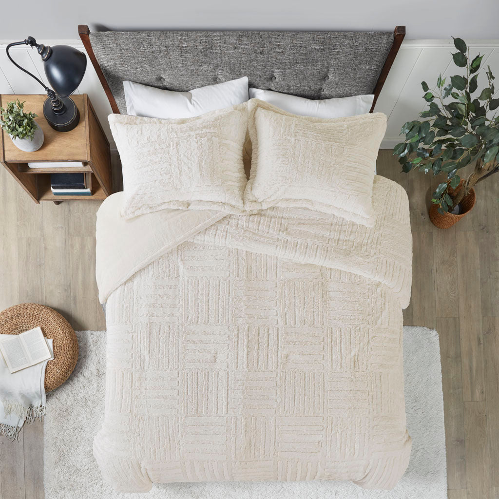 Twin Fur Down  Comforter Mini Set