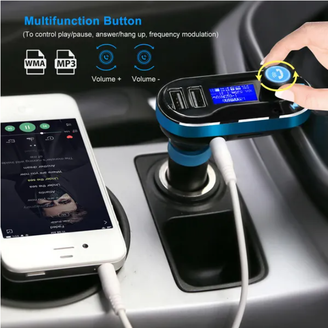 Car Mounted Wireless FM Transmitter