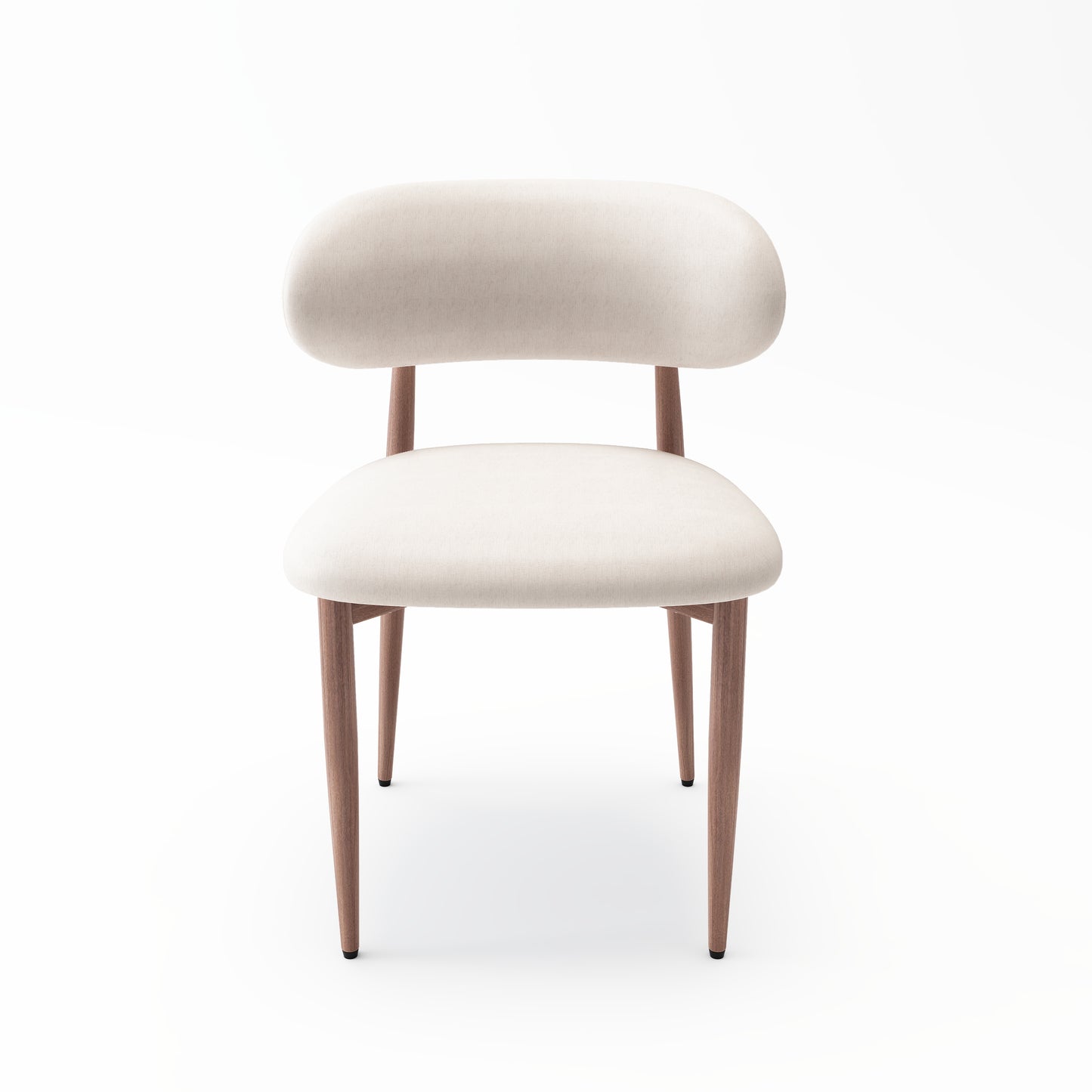 Dining Chairs Set Of 4, Modern Farmhouse Fabric Upholstered Side Chairs With Comfortable Foot Pegs, Metal Legs Kitchen Dining Room Chairs For Home