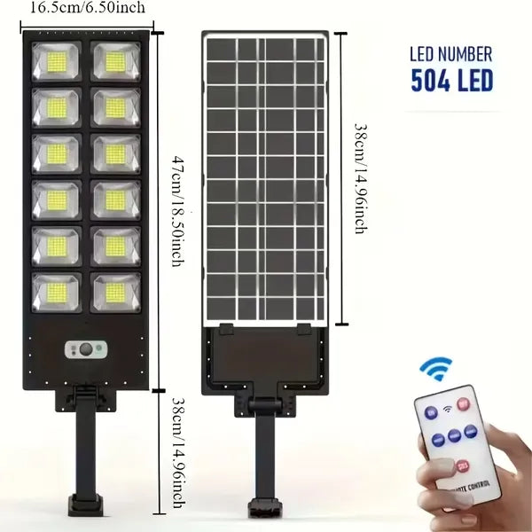 80000LM 8500K LED Solar Street Light 800W Commercial Oudoor Lights Outdoor Waterproof Hight Brightness LED, Dusk To Dawn Solar Street LightsRoad Area Lamp For Yard, Deck, Garden