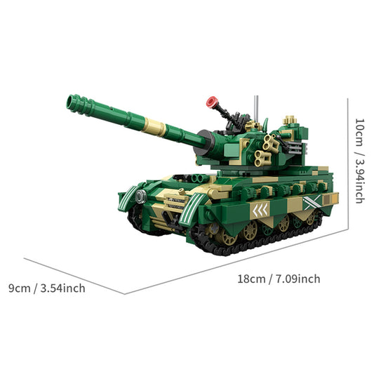 Tank Building Blocks Set Toys With Movable Parts Realistic Tank Model Building Kit For Boys Kids