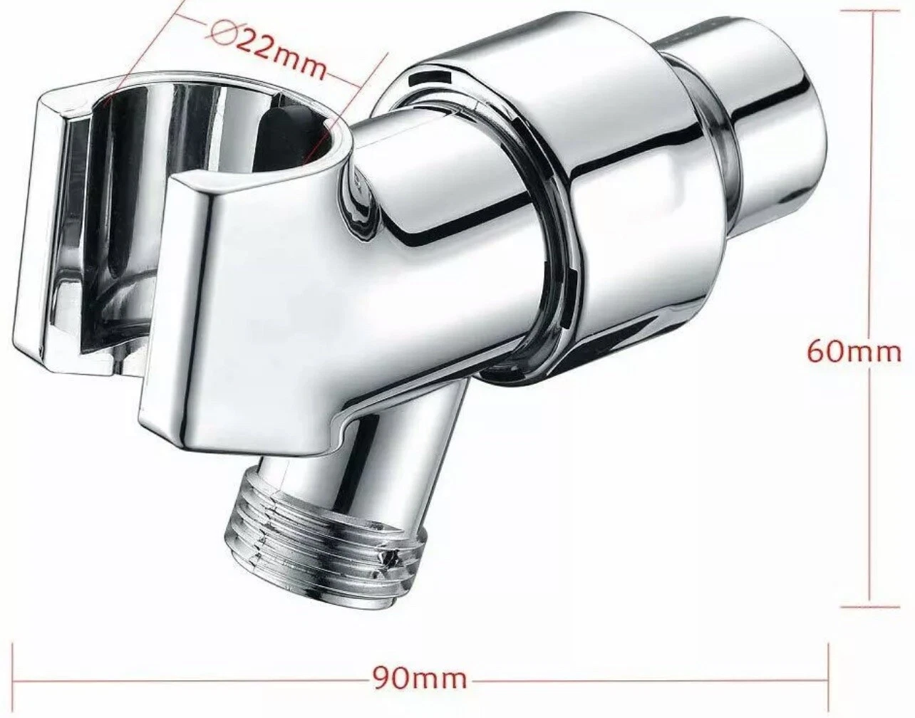 6 Spray Settings High Pressure Shower Head With 1.5MHose Handheld Rainfall Combo With Connector