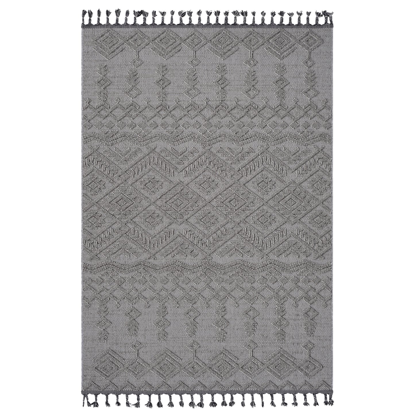 Guros  4X6 White  White  Traditional Indoor  Outdoor Area Rug
