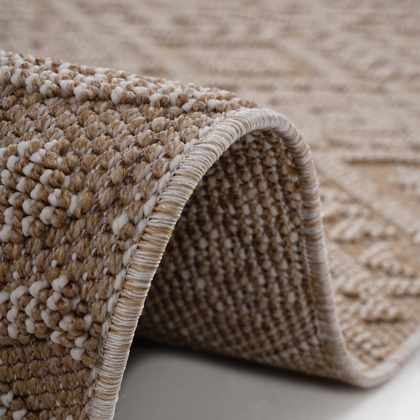 Guros 4X6 Natural  Traditional Indoor  Outdoor Area Rug