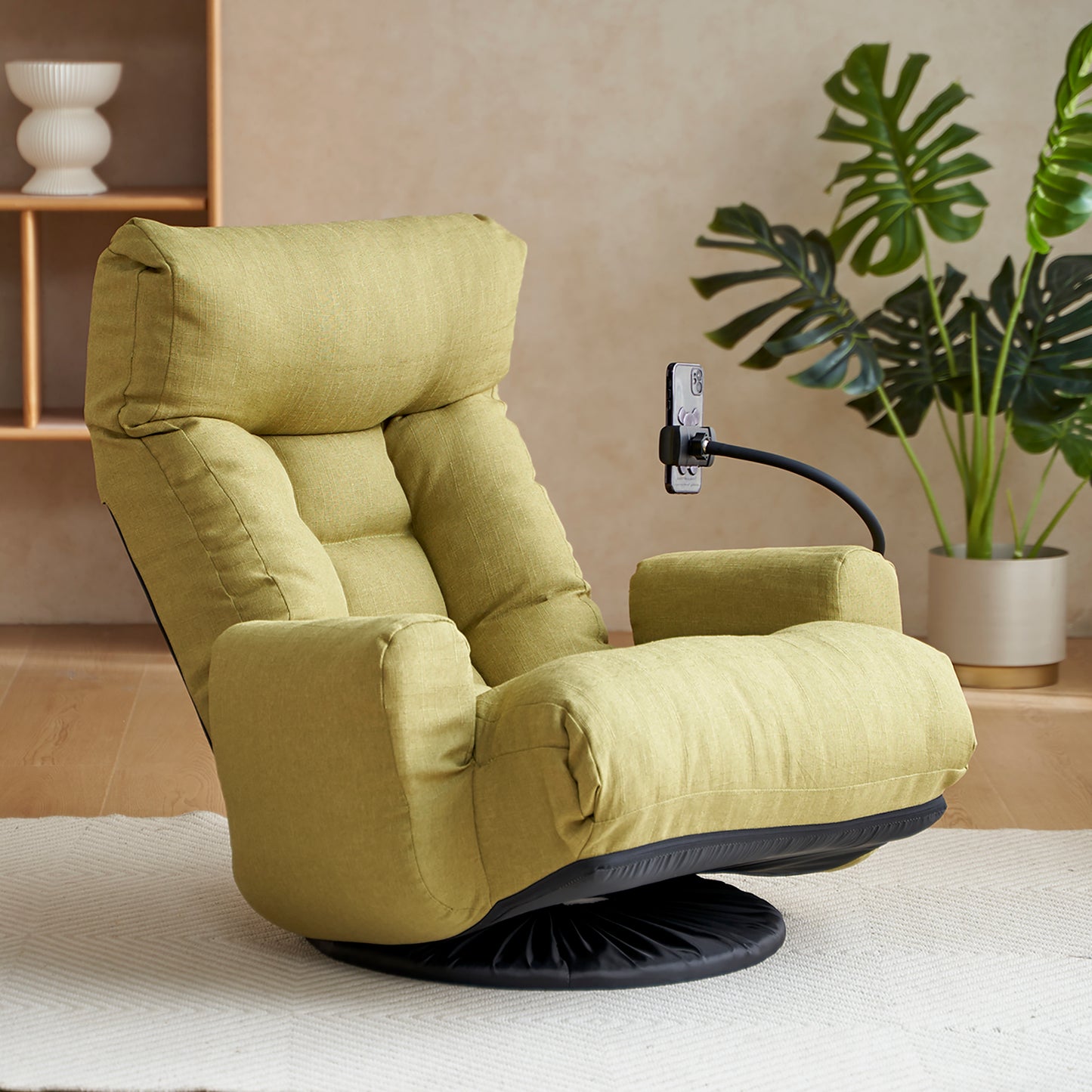 Adjustable Head And Waist, Game Chair, Lounge Chair In The Living Room, 360 Degree Rotatable Sofa Chair,Rotatable Seat Leisure Chair Deck Chair
