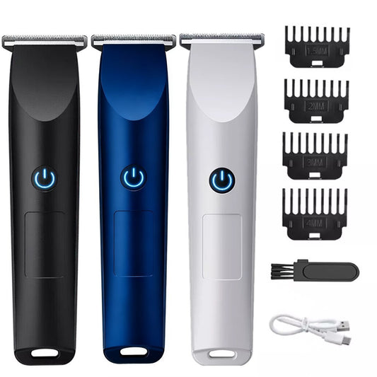 Men's Electric Hair Clipper Beard Shaver Trimmer Razor Rechargeable Shaving Machine USB Rechargeable