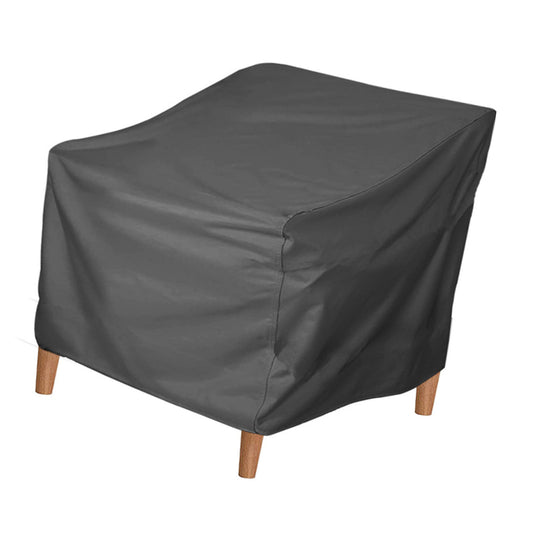 Patio Chair Cover Oxford Cloth Water Resistant Silver Coating Outdoor Furniture Cover For Home Lawn Patio Garden Grey 420D