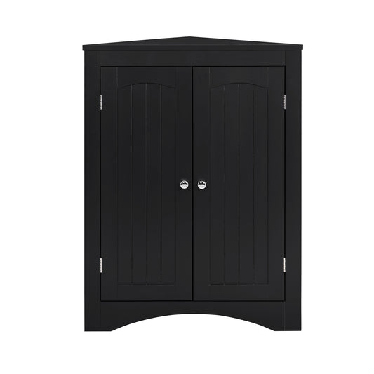 Sideboard Cabinet,corner Cabinet,Bathroom Floor Corner Cabinet With Doors And Shelves, Kitchen, Living Room,Free Standing Storage Cabinet For Bathroom
