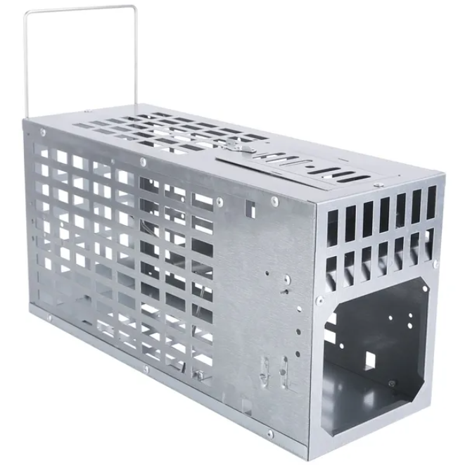 Humane Live Mouse Trap Reusable Metal Rat Rodent Cage Catch Release Continuous Capture Indoor Outdoor Pet Children Safe