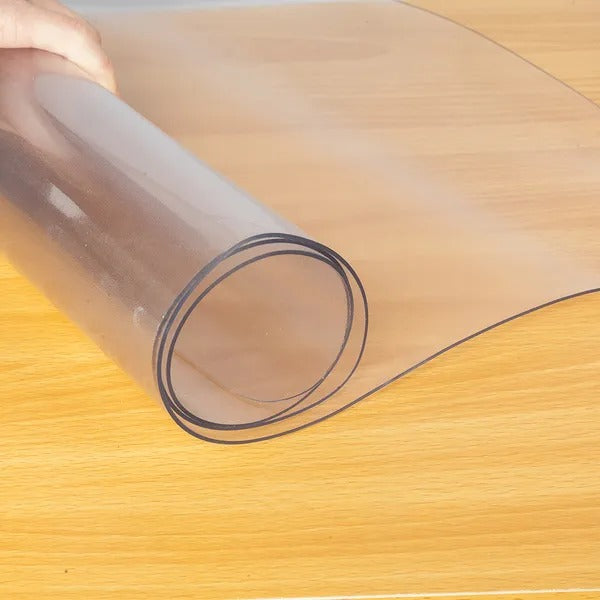 Clear PVC Carpet Rug Protective Chair Mat Pad For Floor Office Rolling Chair