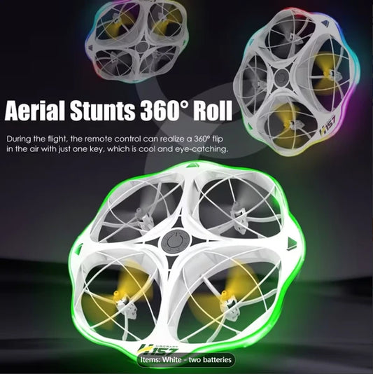 H158 Intelligent Aircraft | Four-rotor Power System, One-key Takeoff, Optical Flow Hovering, Intelligent Height Control, Airframe Safety Protection, Anti-collision, Stunt Roll Operation