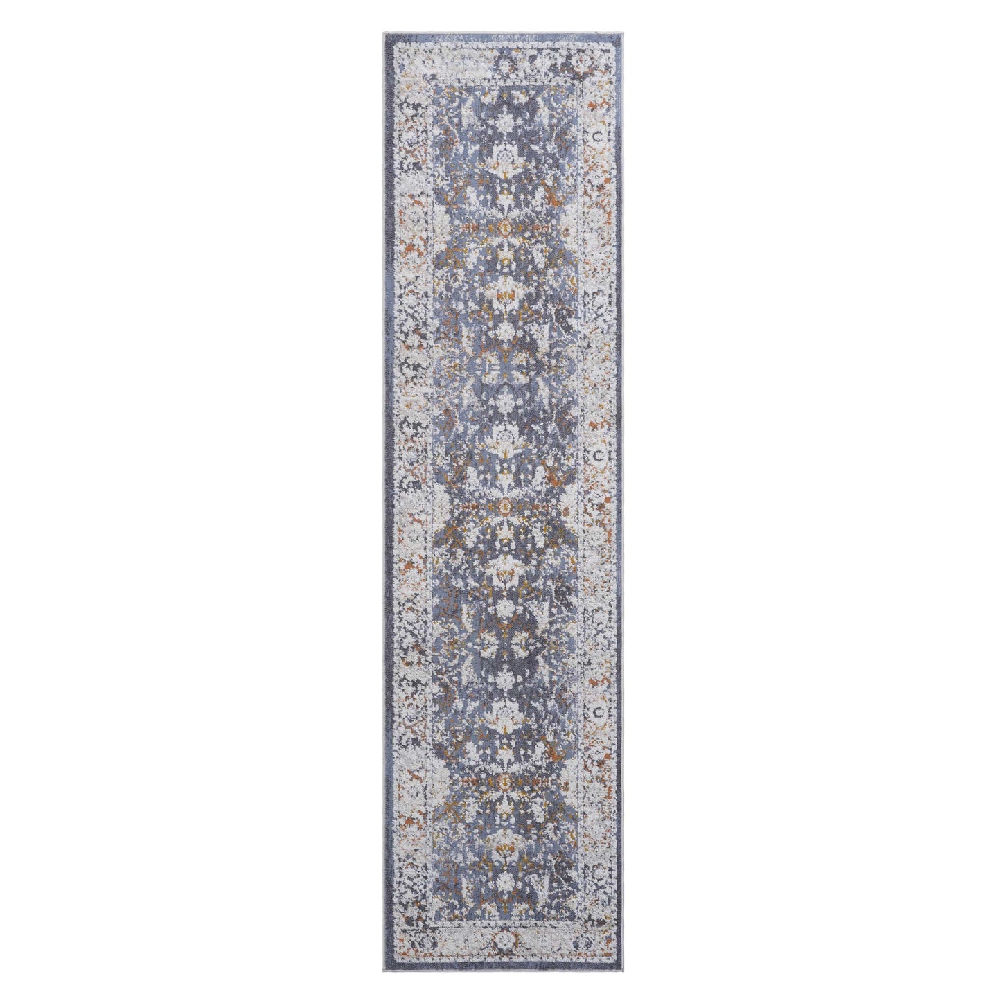 PAYAS  2X8 Blue  Traditional Runner Rug