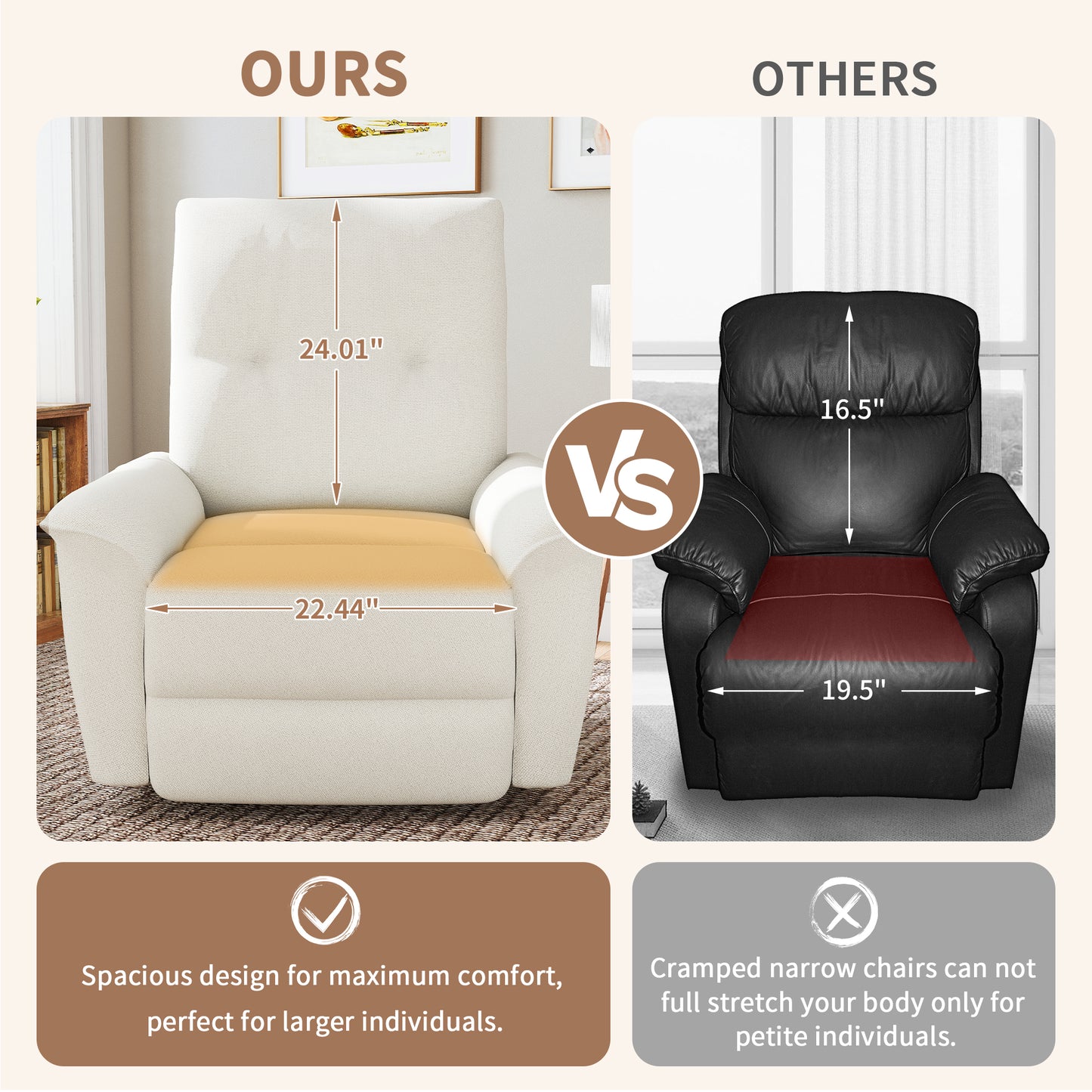 270 Power Swivel Rocker Recliner Chair W Phone Holder, Electric Glider Reclining Sofa With USB Ports, Power Swivel Glider, Rocking Chair Nursery Recliners For Living Room Bedroom  Beige-gray