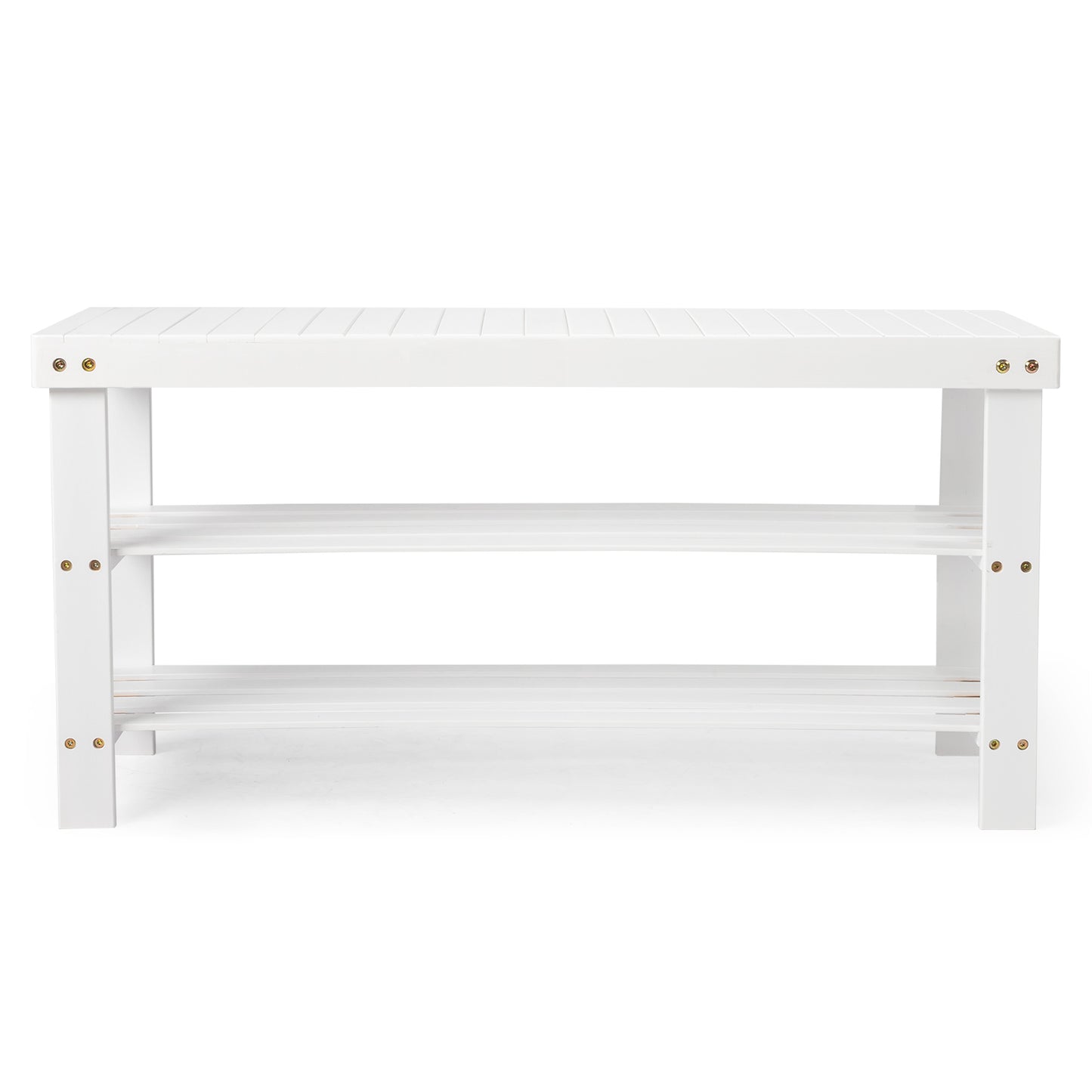 3-Tier Seamless Top Bamboo Shoe Rack