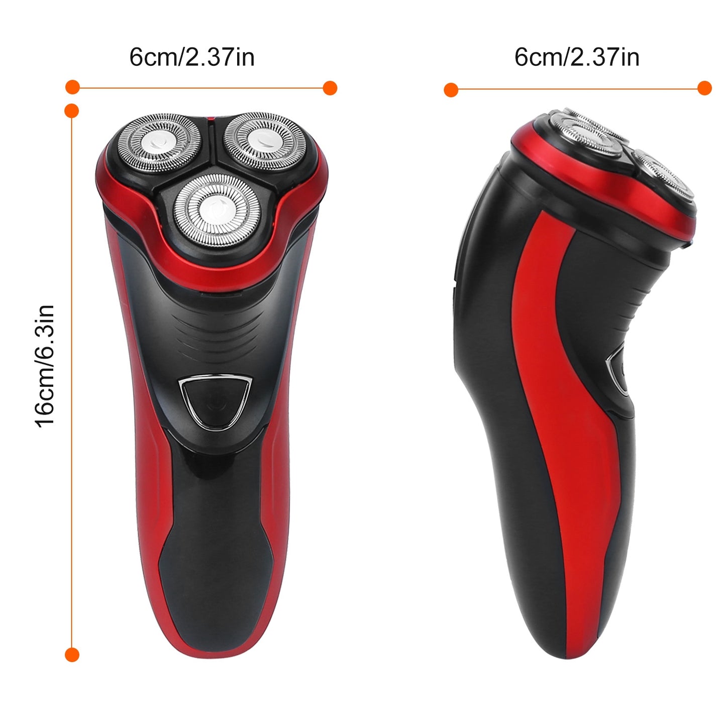 Electric Shaver Razor For Men Father Day Gift IPX7 Waterproof Beard Trimmer 3D Rechargeable Painless Rotary Shaver With Trimmer 2 In 1 Electric Shaver