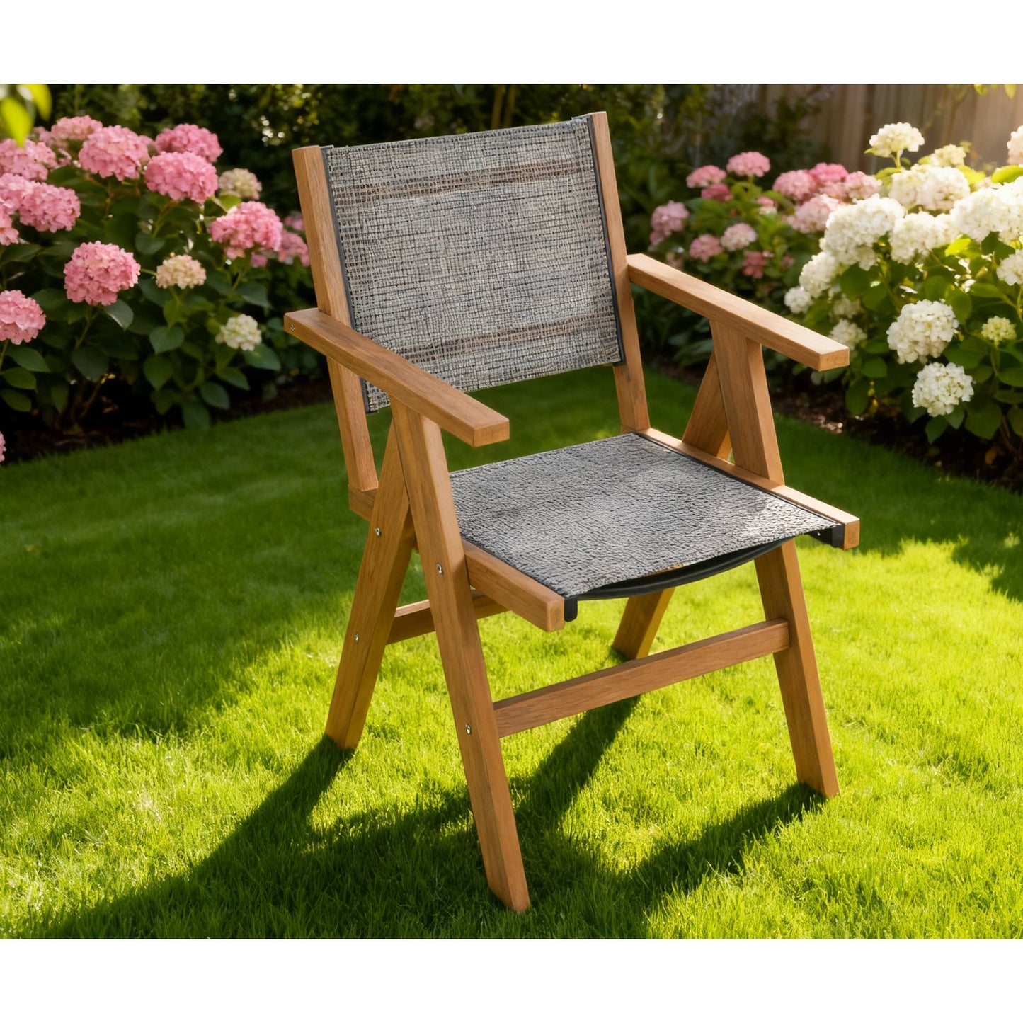 HIPS Outdoor Dining Chair Perfect For Patio Meal Togethers & Garden Brunch Relaxation Moments