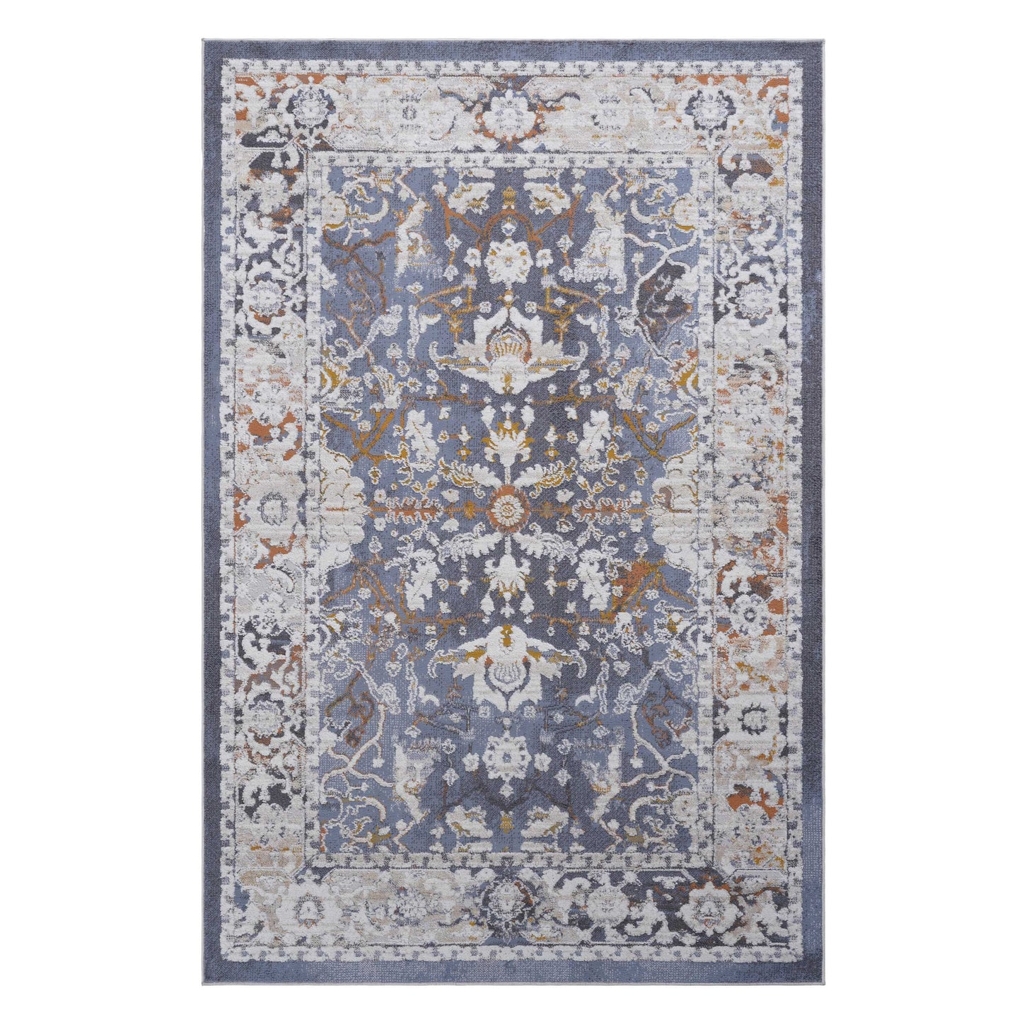 PAYAS  6X9 Blue  Traditional Area Rug