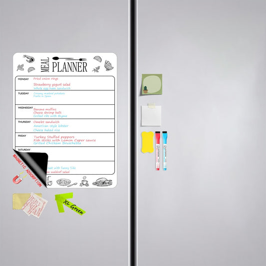 Magnetic Fridge Message Board, Having A Super Large Writing Area And Made With Fine Craftsmanship, An Essential Single Item For The Kitchen.