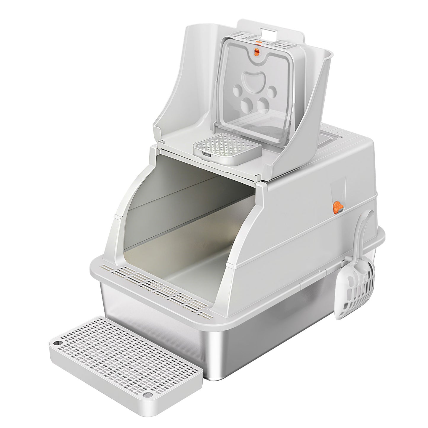 Only Self Pickup---Stainless Steel Cat Litter Box - A15