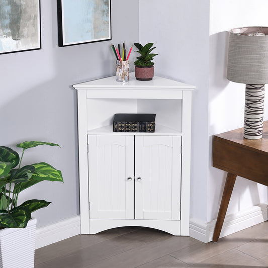 Sideboard Cabinet,corner Cabinet,Bathroom Floor Corner Cabinet With Doors And Shelves, Kitchen, Living Room,Free Standing Storage Cabinet For Bathroom