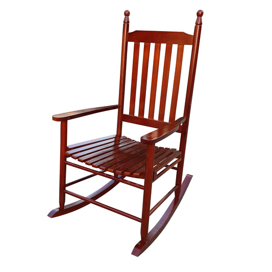 Wooden Porch Rocker Chair  Brown
