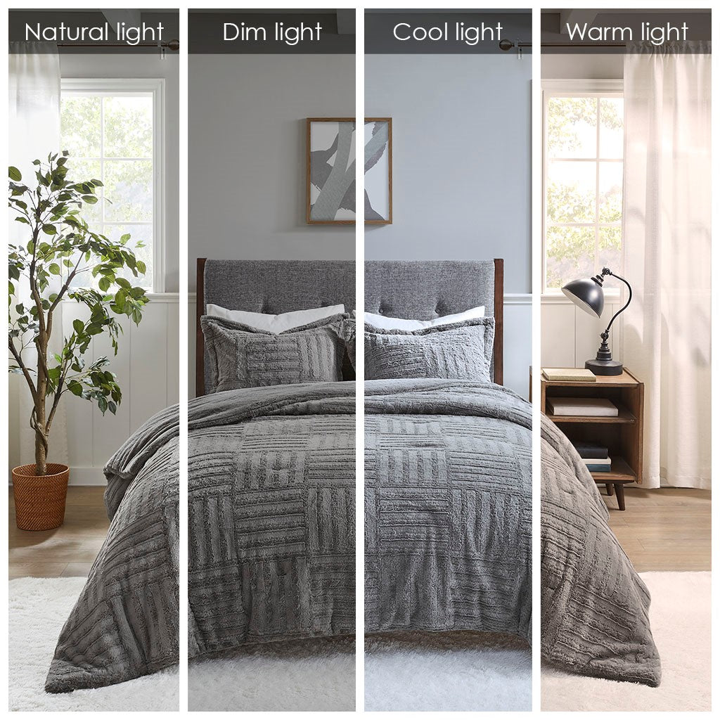 Full Queen Fur Down Comforter Mini Set