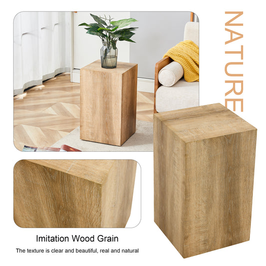 Elevate Your Living Space With This Modern MDF Coffee Table That Showcases Smooth, Light Wood Color Texture Patterns. It Is Characterized By Stylish Design.12x12x19.6,W1151P188001