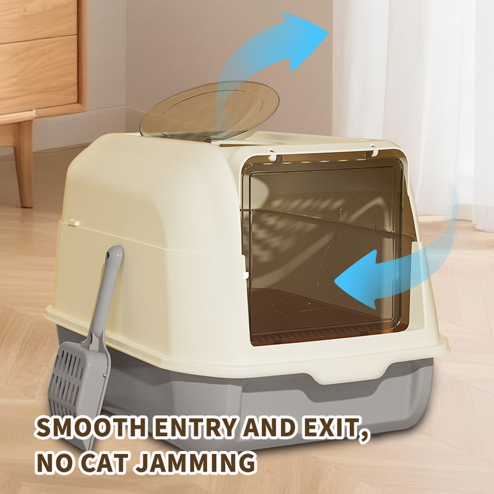 Only Self Pickup---Double-door Cat Litter Box