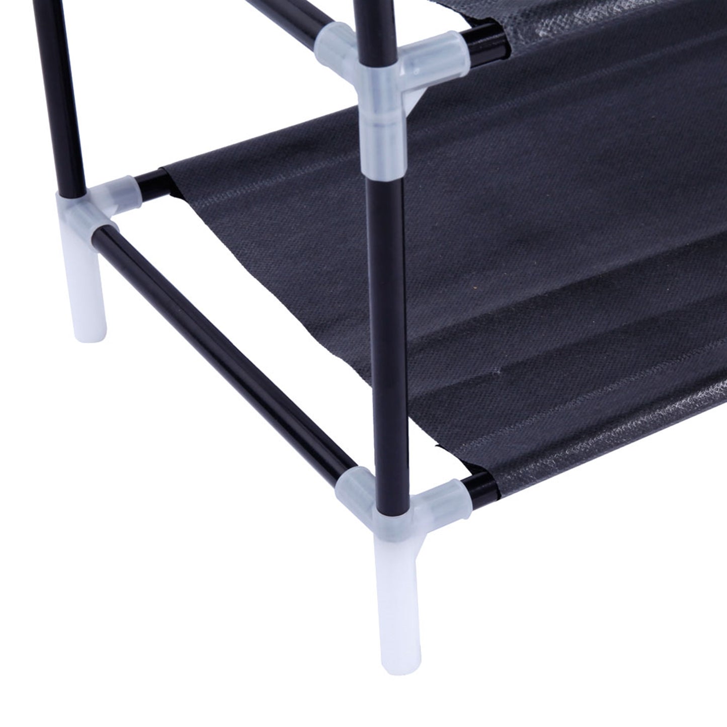 5 Tier Non Woven Fabric & Steel Shoe Rack,Stackable Shoe Rack Storage Shelves,Vertical Shoe Tower Stand,Space Saver Shoe Storage Shelf,with Metal Frame,for Bedroom Living Room Closet Hallway