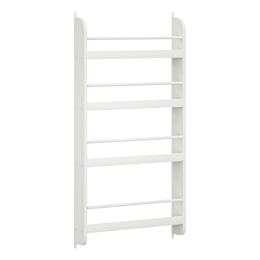 4-Tier Kids Bookshelf, Wall Mounted Kids Bookcases Organizer For Toys And Books