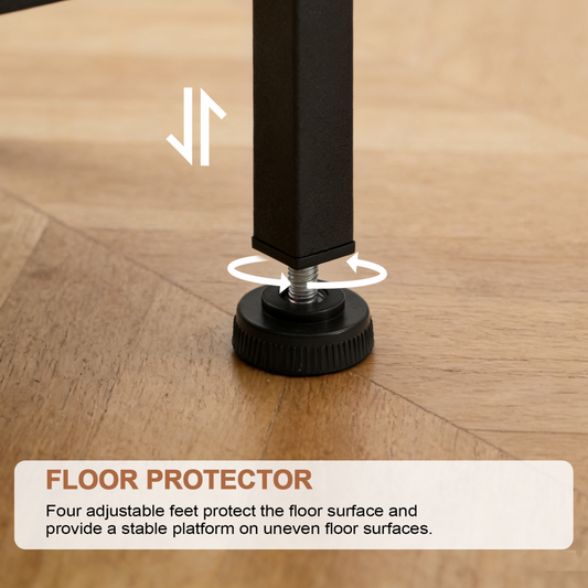 Bedside Table, With Built-in USB-C-type Port Sockets And Adjustable Drawers, 3-layer Storage Rack, And Fabric Drawers