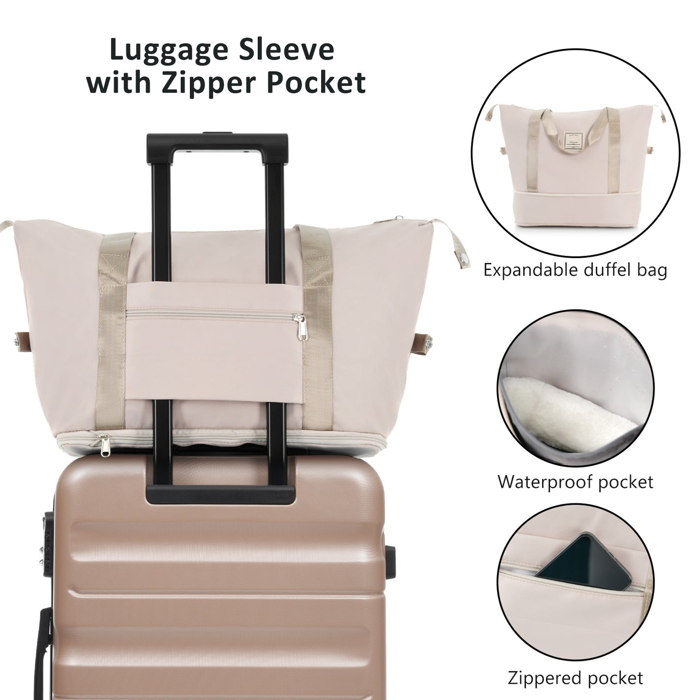 Hardshell ABS Luggage Set - Lightweight & Durable Suitcases With Dual Spinner Wheels, Carry-On & Check-In Sizes For Travel & Business