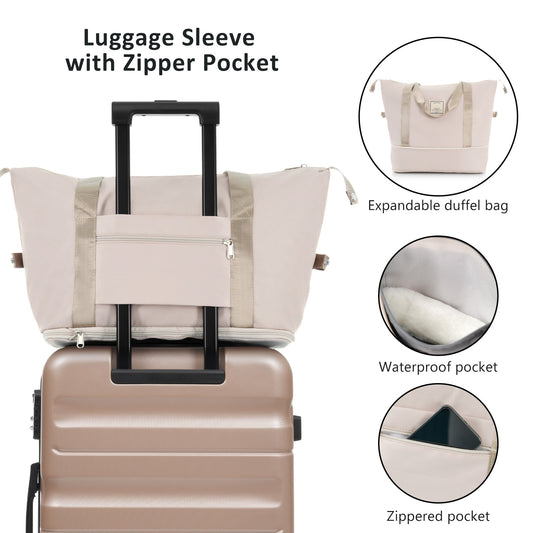 Hardshell ABS Luggage Set - Lightweight & Durable Suitcases With Dual Spinner Wheels, Carry-On & Check-In Sizes For Travel & Business