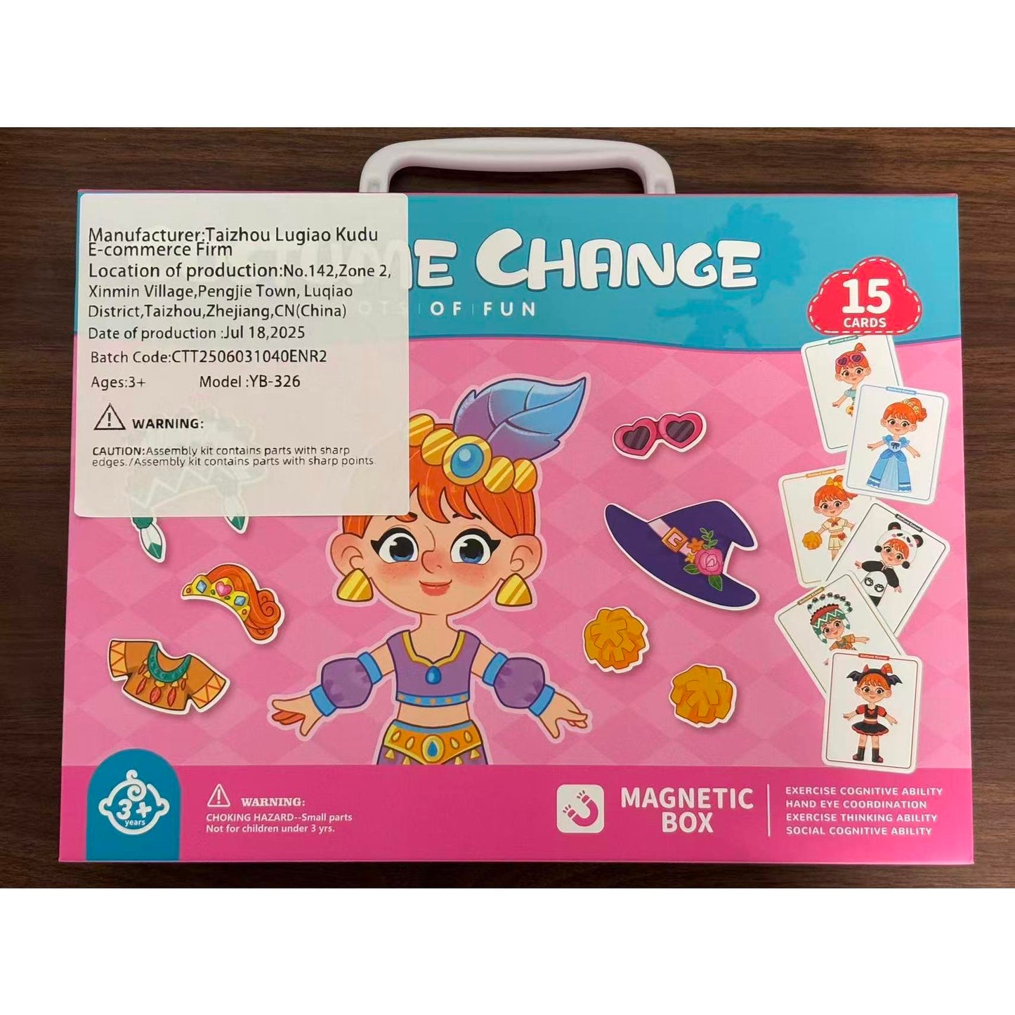 Princess Dress-Up Puzzle Toy Portable Magnetic Case With 10 Cards And 29 Puzzle Pieces Educational Dress-Up Toy For Children