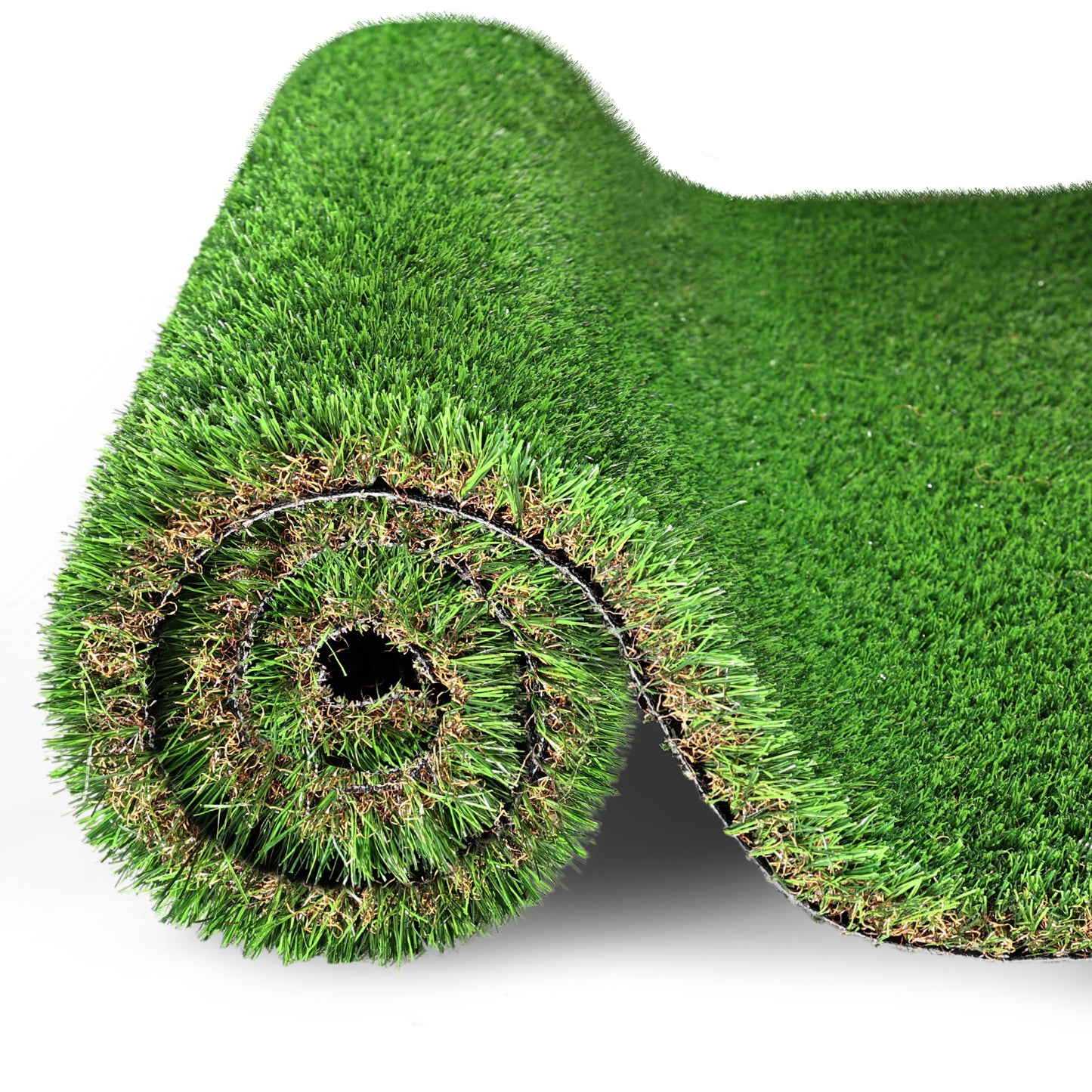 6FTX9FT Outdoor Artificial Grass Runner Rug, Thick Realistic Fake Grass Roll Decor Patio Balcony Garden Lawn, Dog Pets Turf Drain Mat, 1.38 Pile Height