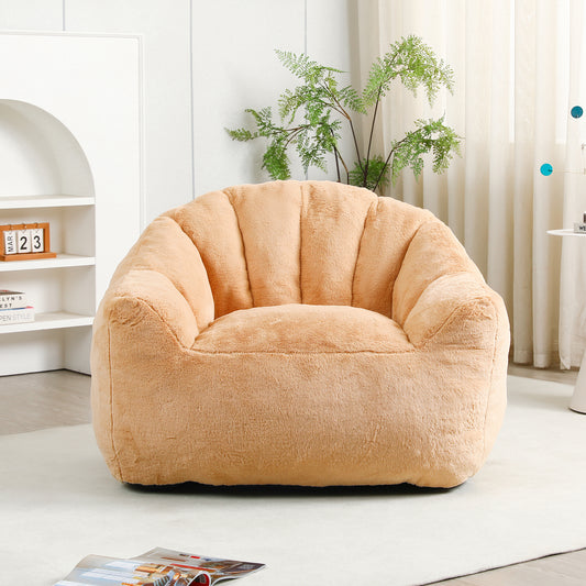 Bean Bag Chair, Bean Bag Sofa Chair With Armrests Stuffed High-Density Foam, Lazy Sofa Comfy Chairs BeanBag Chair For Adults In Living Room,Bedroom Reading