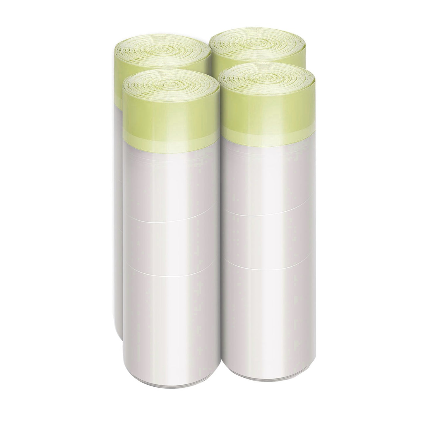 100pcs Trash Bag 13 Gallon Multipurpose Leak Proof Heavy Duty Garbage Bag With Scent For Living Room Kitchen Toilet Lemon
