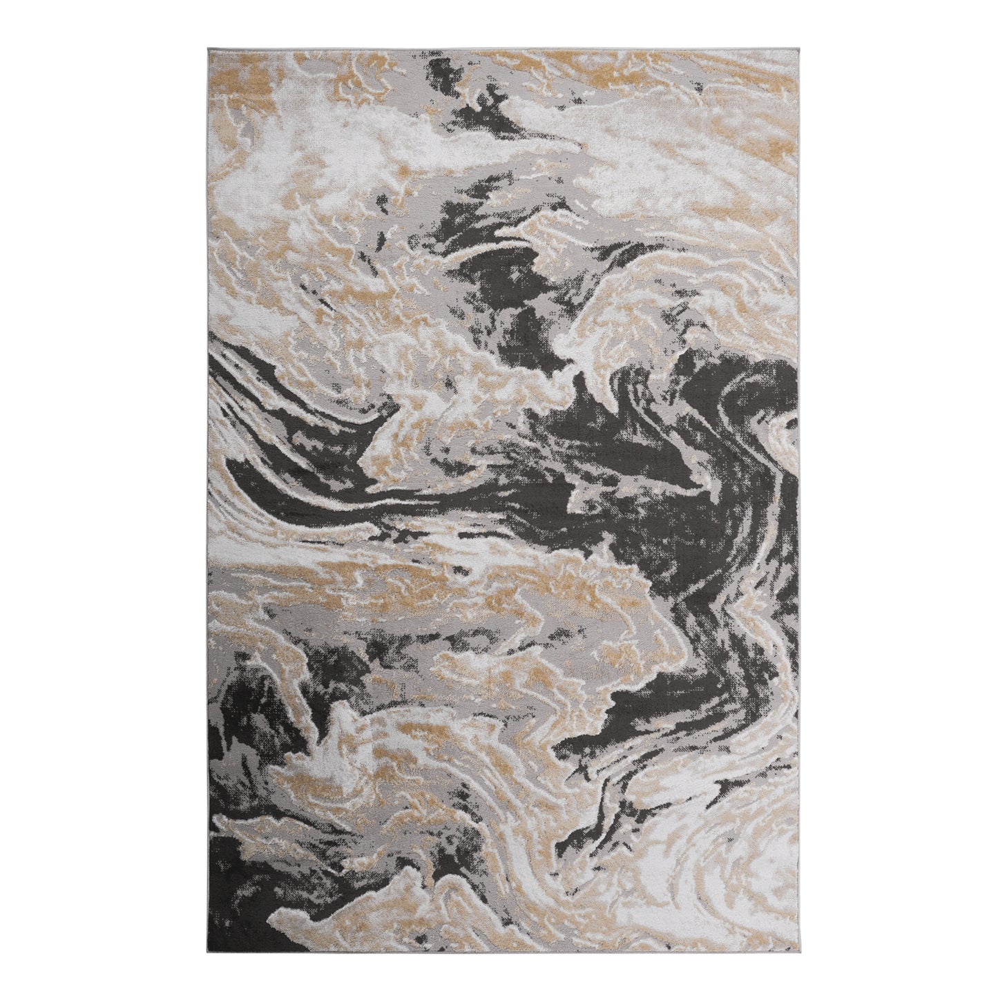 PAYAS  5X7 Grey  Abstract Area Rug
