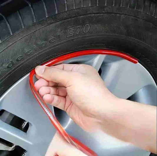 Reflective Wheel Rim Stripe Decal Sticker, Universal Night Safety Tape Reflective Stickers, Waterproof Tire Rim Decoration Stripe Decals For Motorcycle, Car, Bicycle