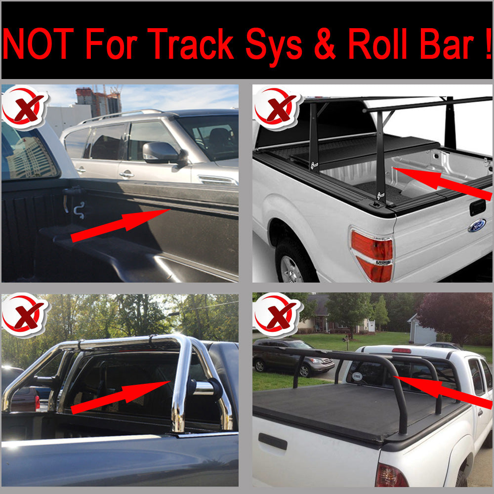 Soft Vinyl Roll-Up Tonneau Cover Assembly Fit 00-04 Dakota 5'3 Fleetside Bed--A80034-1212