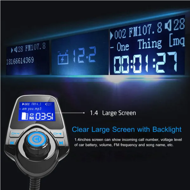 Car Mounted Wireless FM Transmitter