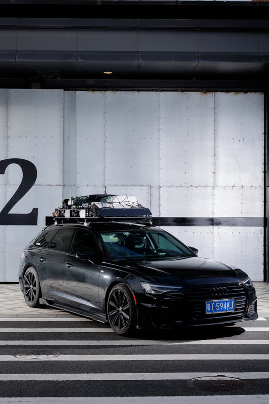 Heavy Duty 64x 39 Roof Rack, Rooftop Cargo Carrier Basket With Waterproof Bag, Tie Down Strap & Net, Car Top Luggage Holder For SUV, 200lb Capacity, Steel Construction