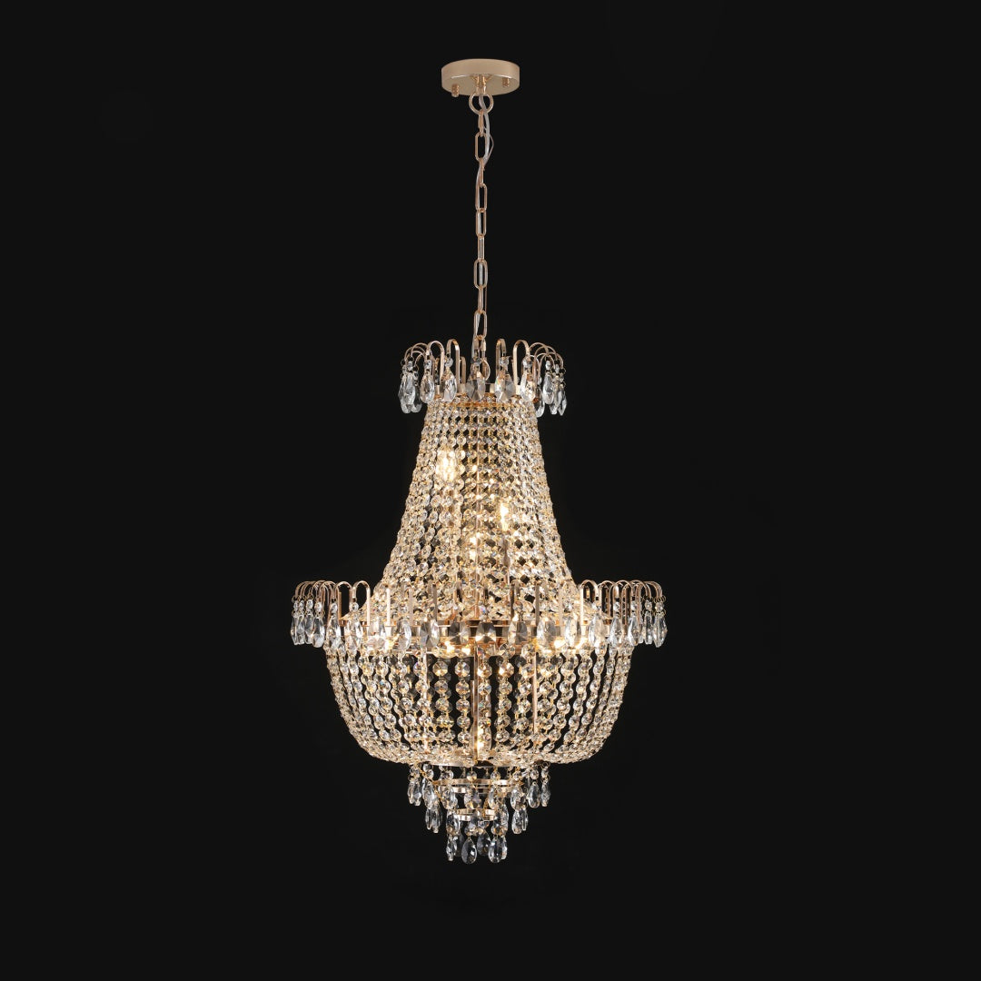 Same As W1340P143189  Gold Crystal Chandeliers,Large Contemporary Luxury Ceiling Lighting For Living Room Dining Room Bedroom Hallway   Without Bulb