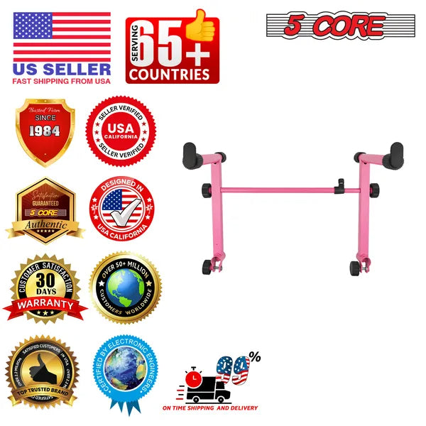 5 Core Keyboard Stand Adapter 2 Tier Adjustable Second Extension Add On For Digital Piano Stands