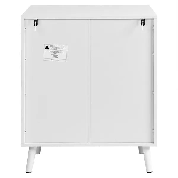 Two-door, Polycarbonate Sheet Shoe Cabinet With Four Internal Layers, USB LED Strip, And 24 Adjustable Buttons. Made Of Particleboard And Polycarbonate Sheet. Dimensions: 68*40*83.5 Cm. White