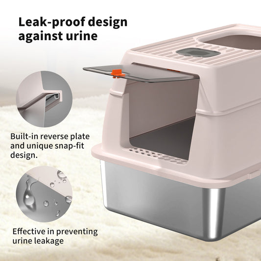 Only Self Pickup---Stainless Steel Cat Litter Box - MSP001